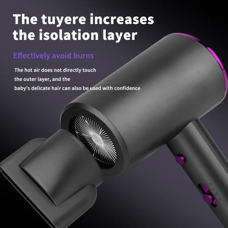 Professional Hair Dryer  Ion Technology With Diffuser - Product example