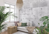 Industrial white brick design making statement in modern hallway