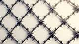 3D Metallic Barbed Wire Pattern design file showing detailed geometric pattern with metallic finish