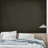 Textured green wallpaper showcased in professional meeting room