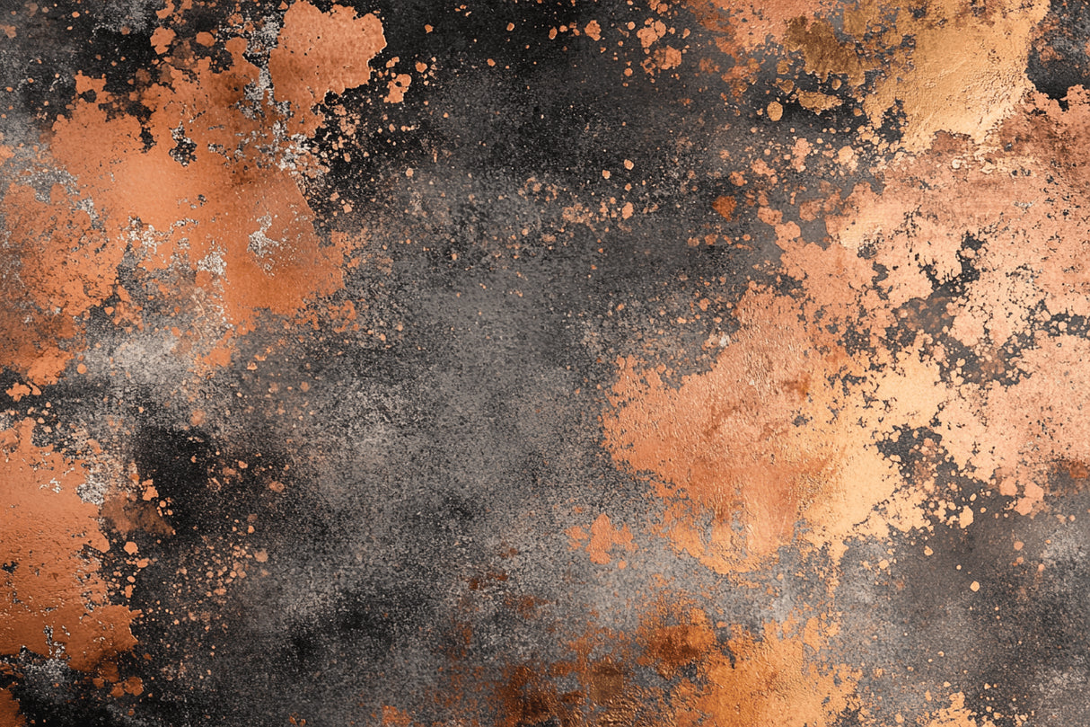 Design file showing oxidized copper and terracotta pattern with rich metallic texture details