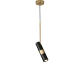 Modern LED Pendant Light  Nordic Metal Cylinder Design - Detailed view
