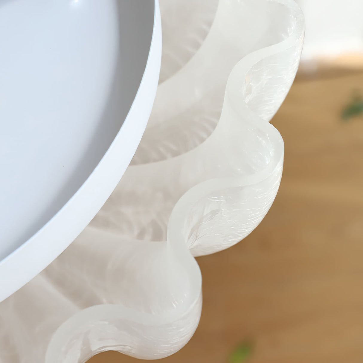Art Deco Ceiling Light  Shell Glass Design - Product detail 8