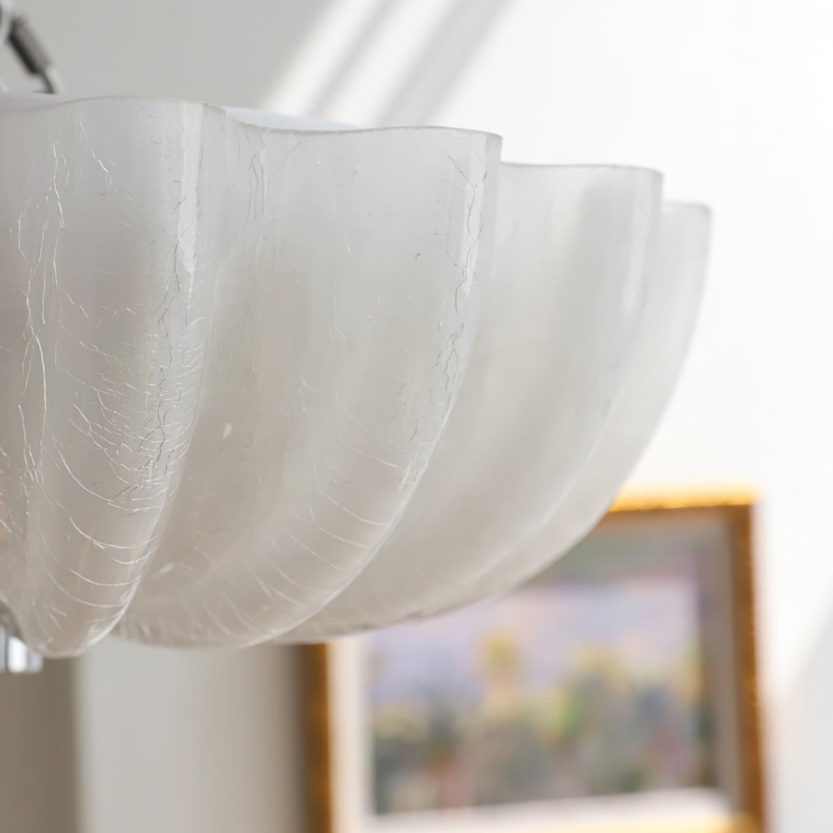 Art Deco Ceiling Light  Shell Glass Design - Product detail 9