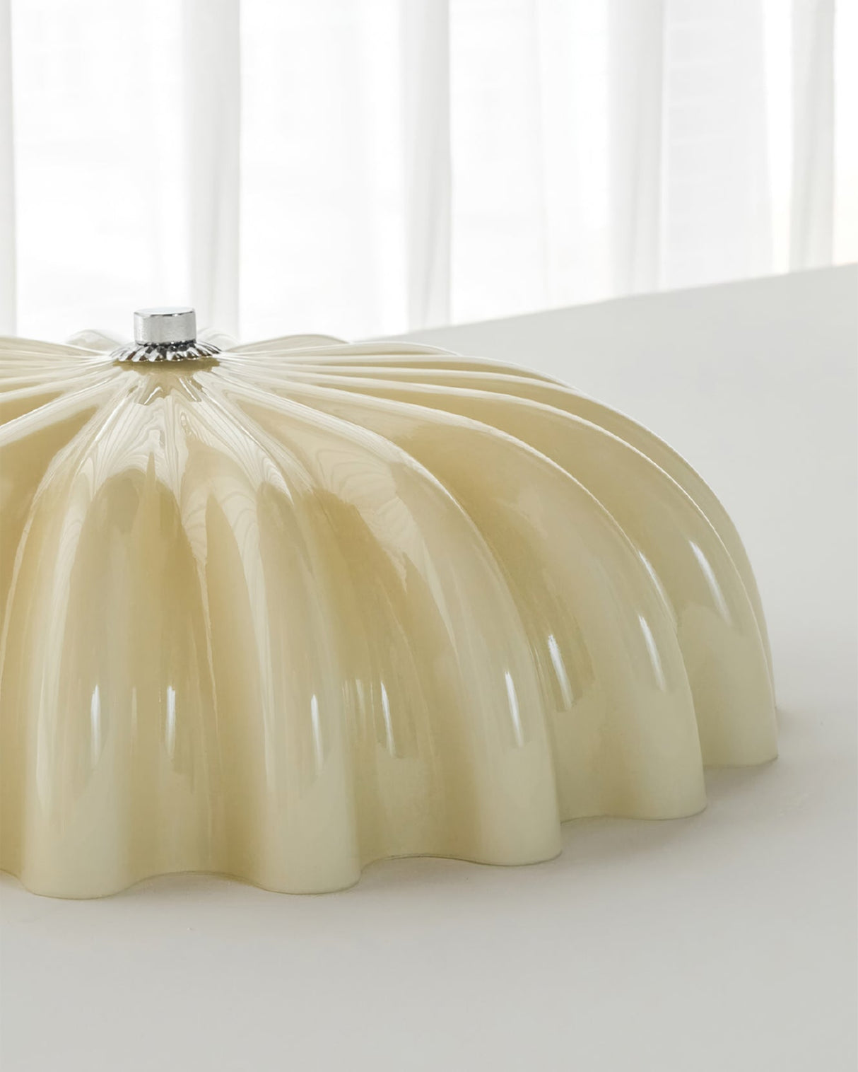 Art Deco Ceiling Light  Shell Glass Design - Product example