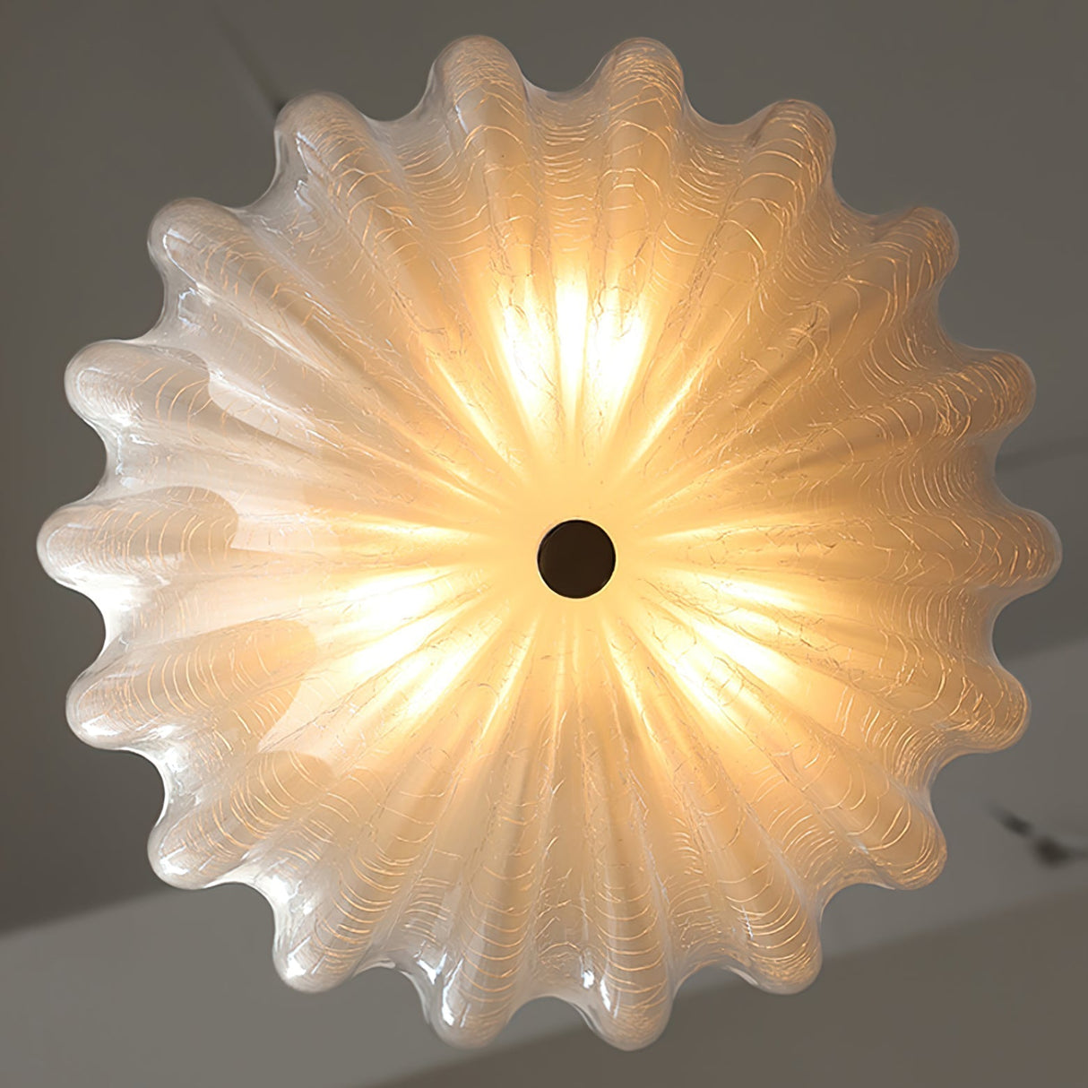 Art Deco Ceiling Light  Shell Glass Design - Product detail 18