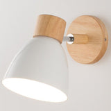 Scandinavian Wall Lamp  Wood and Metal Reading Light - Product detail 4
