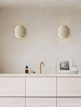 Modern Wall Sconce  Ribbed Resin Design - Product detail 7