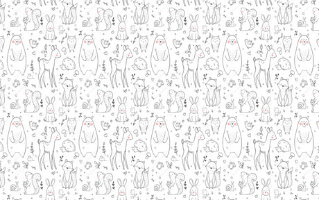 Jungle Animals design file showing detailed safari pattern with tiger and giraffe