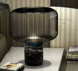 Modern Table Lamp  Black Marble Base with Wire Cage Shade - Product detail 20
