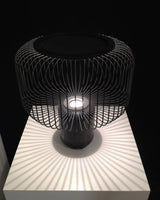 Modern Table Lamp  Black Marble Base with Wire Cage Shade - Product detail 12