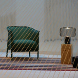 Modern Table Lamp  Black Marble Base with Wire Cage Shade - Product detail 14
