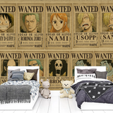 Gamer mural wallpaper  One Piece Pirates Wanted Poster Gallery - Premium wallpaper design showcase