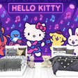 Hello Kitty mural wallpaper  Musical Festival - Premium wallpaper design showcase