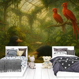 Creature Mural Wallpaper  Harry Potter Fantastic Beasts - Premium wallpaper design showcase