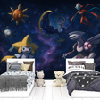 Pokemon Mural Wallpaper  Cosmic Space Journey - Premium wallpaper design showcase