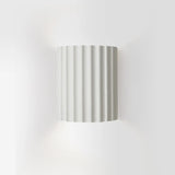 Modern Resin Wall Light  Ribbed Cylinder Design - Product detail 6