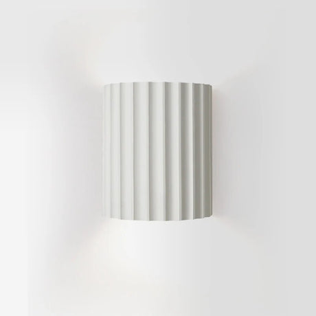 Modern Resin Wall Light  Ribbed Cylinder Design - Product detail 6