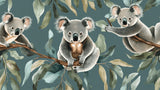 Koala and eucalyptus forest design file showing detailed pattern and color palette
