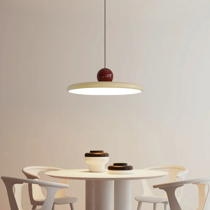 Modern Pendant Light  Bauhaus-Inspired Glass Disc Design - Product detail 5