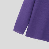 Essential Crew Neck Sweatshirt  Minimalist Cotton Blend Design - Product detail 8