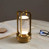 Modern Glass Lantern  Brass Frame with Touch Control - Product detail 9