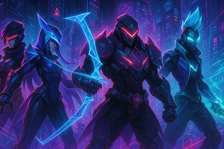 League Of Legends Gamer Mural Wallpaper  Cyberpunk Project Future - Wallpaper application example