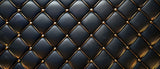 Design file showing detailed black and gold quilted leather pattern texture