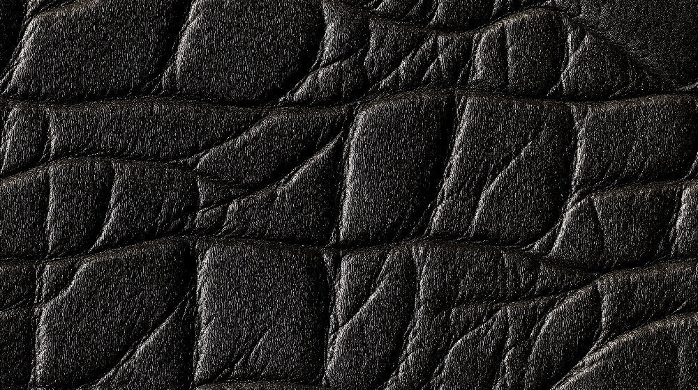 Black leather 3D pattern wallpaper design file showing detailed texture and geometric segments