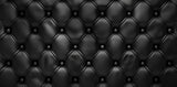 Black leather tufted wallpaper design file showing detailed quilted pattern and texture
