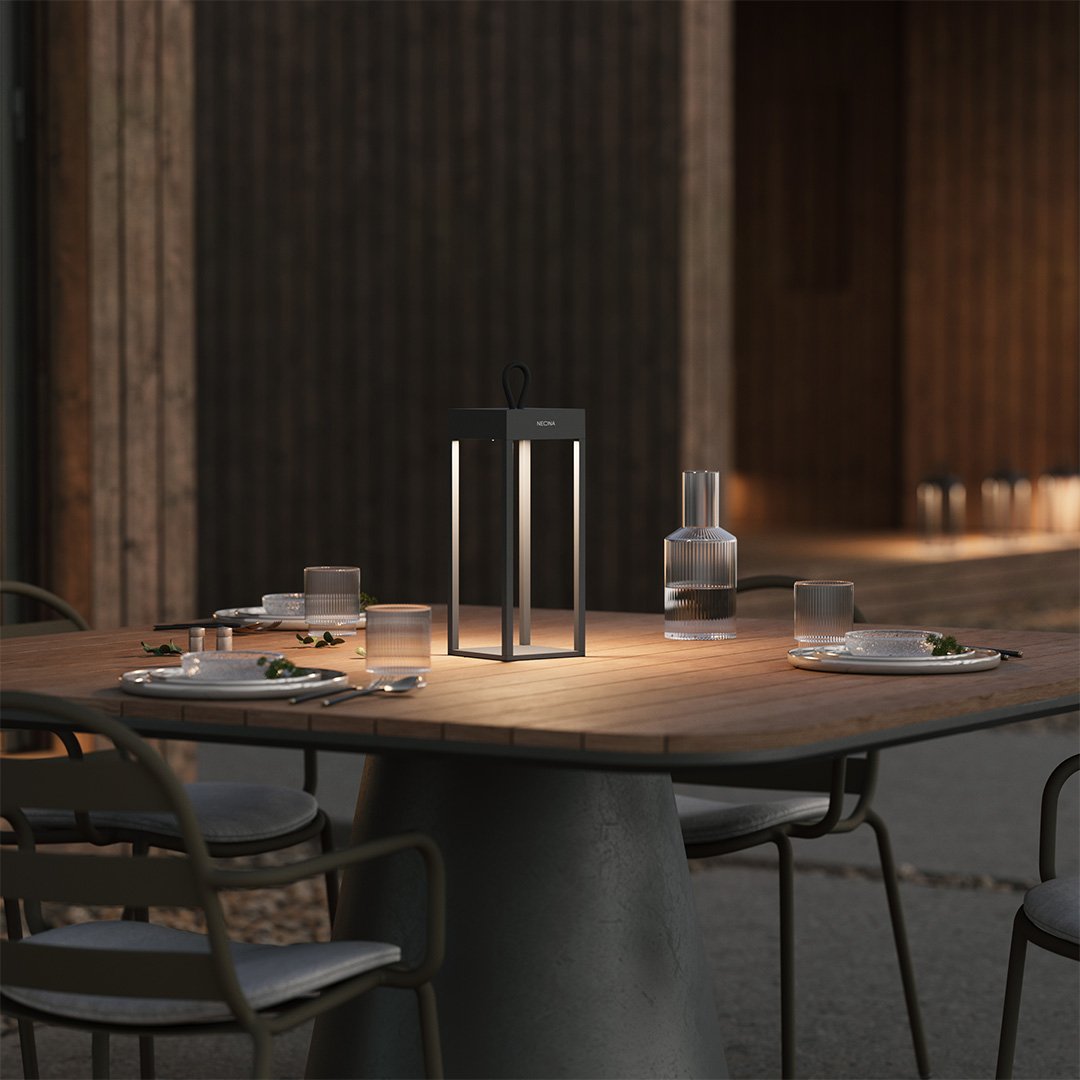 Portable LED Lantern  Touch Control Outdoor Table Lamp - Product example