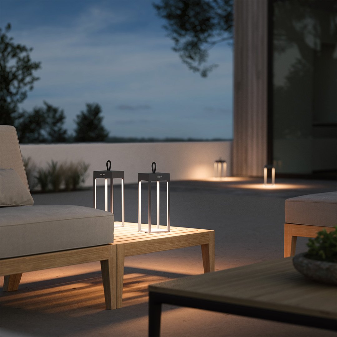 Portable LED Lantern  Touch Control Outdoor Table Lamp - Detailed view