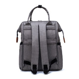 Quilted Diaper Backpack  Insulated Bottle Compartment - Product example