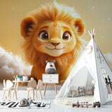 Baby Lion Design transforming a toddler's bedroom with golden accents