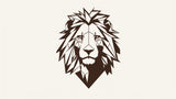 Geometric Lion Wallpaper design file showing detailed angular pattern and brown tones