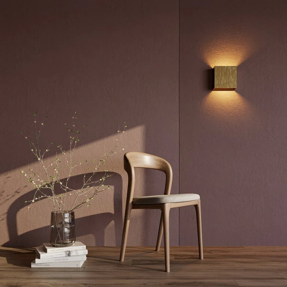 Modern Wall Sconce  Square Aluminum Frame Design - Product detail 6