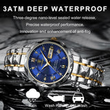 Luxury Mens Watch  Blue Dial Steel Two-Tone Design - Product detail 4