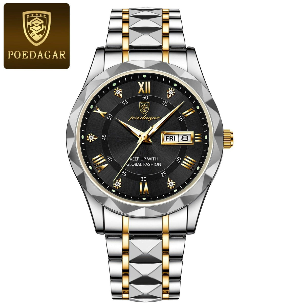 Luxury Mens Watch  Blue Dial Steel Two-Tone Design - Product detail 6