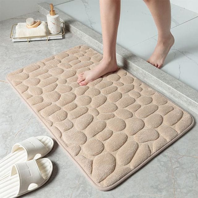 Memory Foam Bath Mat  Non-Slip Pebble Pattern Design - Product example