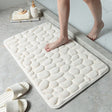 Memory Foam Bath Mat  Non-Slip Pebble Pattern Design - Product showcase