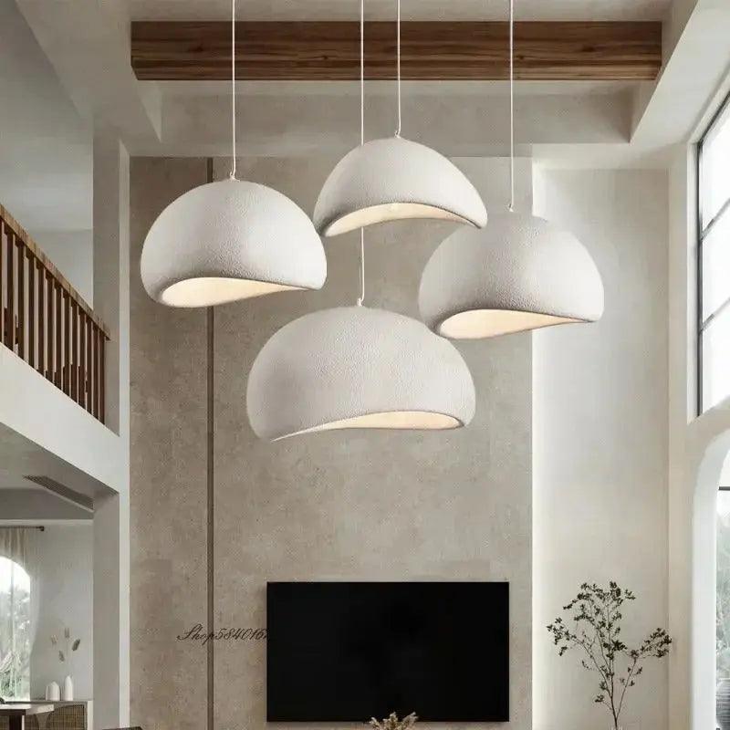 Modern Wall Light  Curved Resin Downlight Design - Detailed view