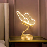 Modern LED Table Lamp  Butterfly Wing Design With Gold Base - Product example