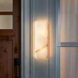 Marble Wall Light  Natural Stone Rectangular Sconce - Product example