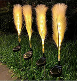 Solar Garden Reed Light  Fiber-Optic LED Outdoor Stake - Product example