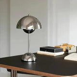Modern Table Lamp  Chrome Mushroom Design - Product detail 4