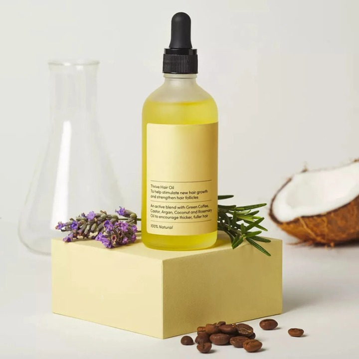 Natural Hair Growth Oil  Organic Botanical Blend For Scalp Care - Detailed view