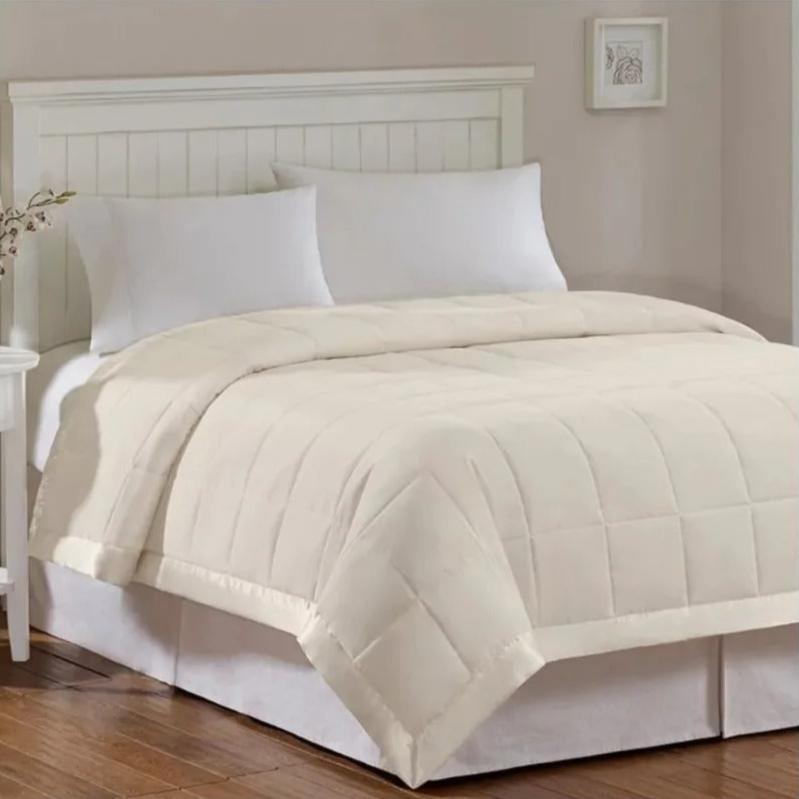 Quilted Bedspread  Satin Trim Lightweight Comfort - Product detail 5