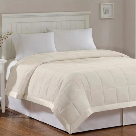 Quilted Bedspread  Satin Trim Lightweight Comfort - Product detail 5