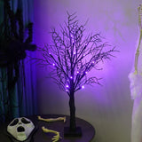 Halloween LED Tree Light  Black Branch Design With White Lights - Product example