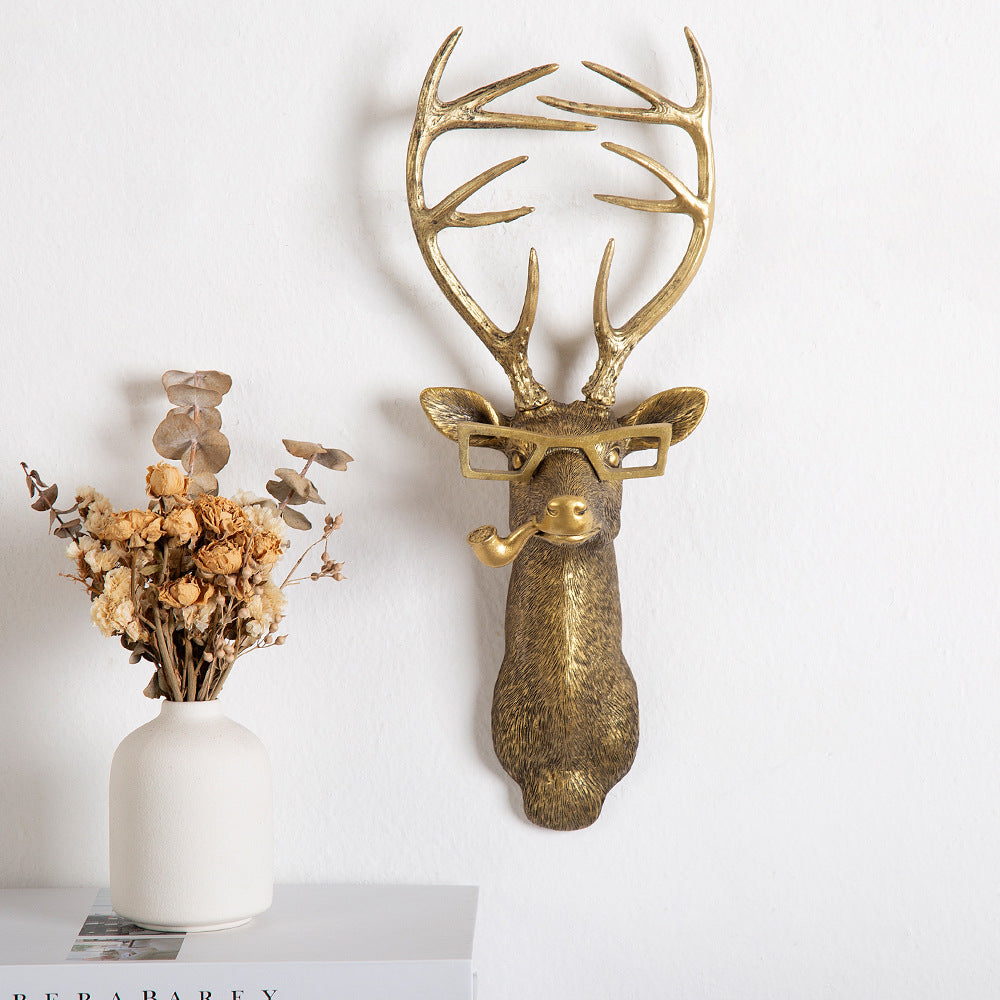 Animal Wall Decor  Vintage Gold Resin Sculptures - Product detail 5